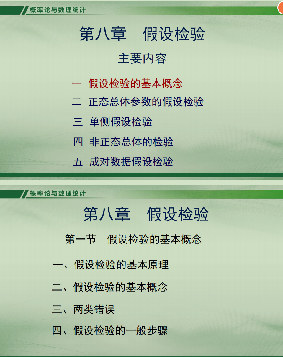 概率论课件第八章-西安交通大学资源分享平台