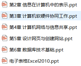 大学计算机基础PPT课件封面