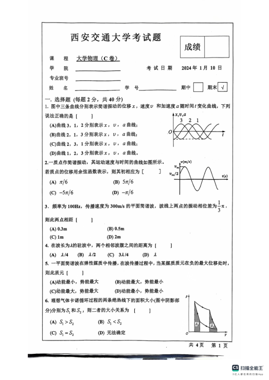 2024大物真题封面