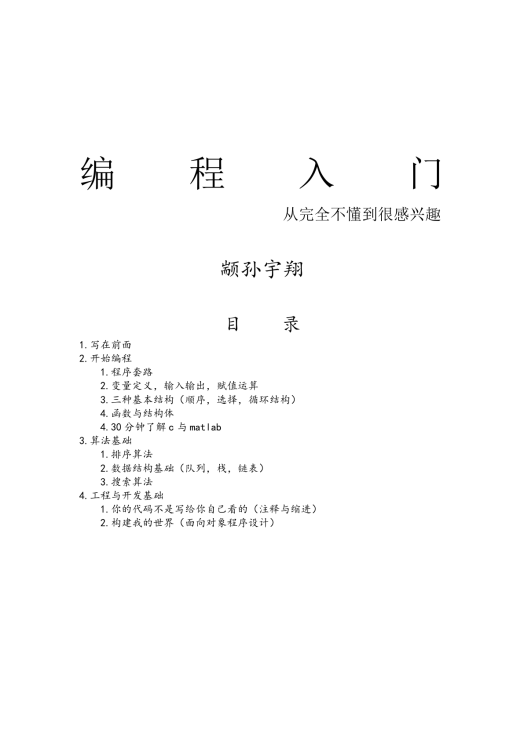 编程入门_颛孙宇翔封面